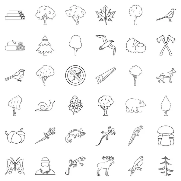 seyahat etmek simge seti, anahat stili