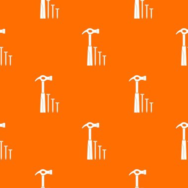 Çekiç ve çivi Dikişsiz desen