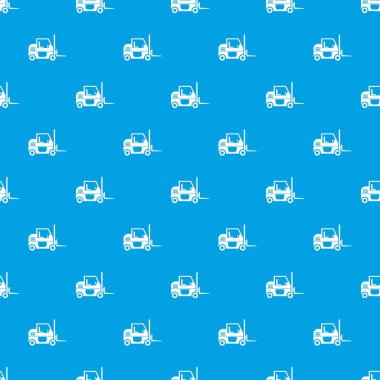 Forklift desen kesintisiz mavi