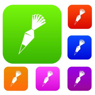 Pamuk buzlanma çanta koleksiyonu ayarla