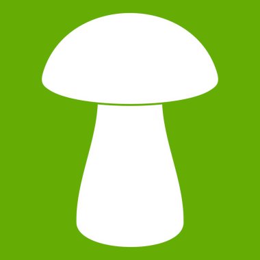 Mantar çörek simgesi yeşil