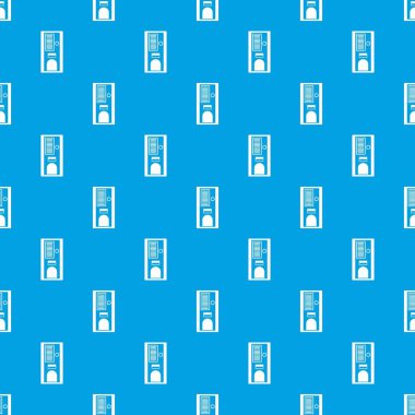 Kahve Otomatı desen kesintisiz mavi