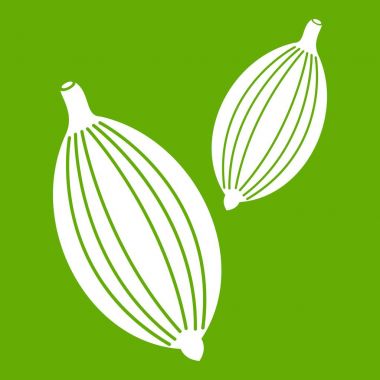 Kakule bakla simgesi yeşil