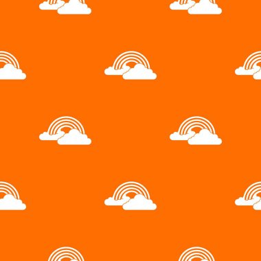 Gökkuşağı ve bulutlar desen sorunsuz