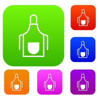 Mutfak önlüğü koleksiyonu ayarla