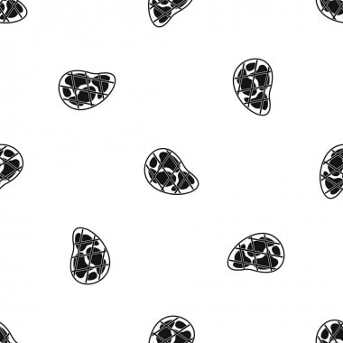 Biftek desen sorunsuz siyah