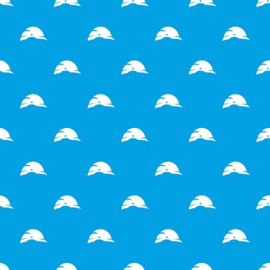 İnşaat kask desen kesintisiz mavi