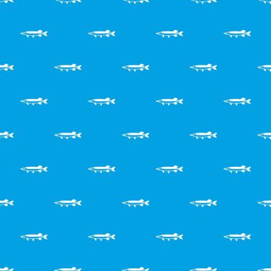 Saury desen kesintisiz mavi