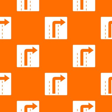 Trafik işareti model sorunsuz sağa