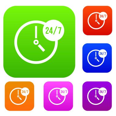 Saat 24 7 set koleksiyonu