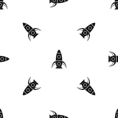 Roket desen sorunsuz siyah