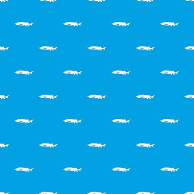 Taze mersin balığı balık kesintisiz mavi model