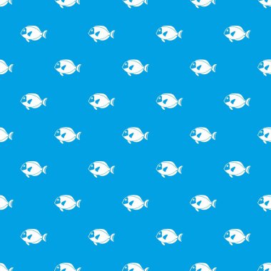 Cerrah balık desen kesintisiz mavi