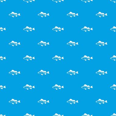 Tatlısu levreği, Perca fluviatilis kesintisiz mavi model.