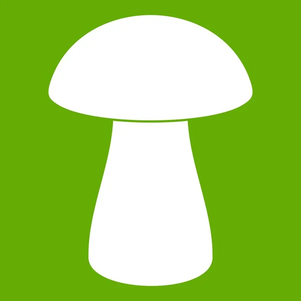 Fungus boletus ไอคอนสีเขียว — ภาพเวกเตอร์สต็อก