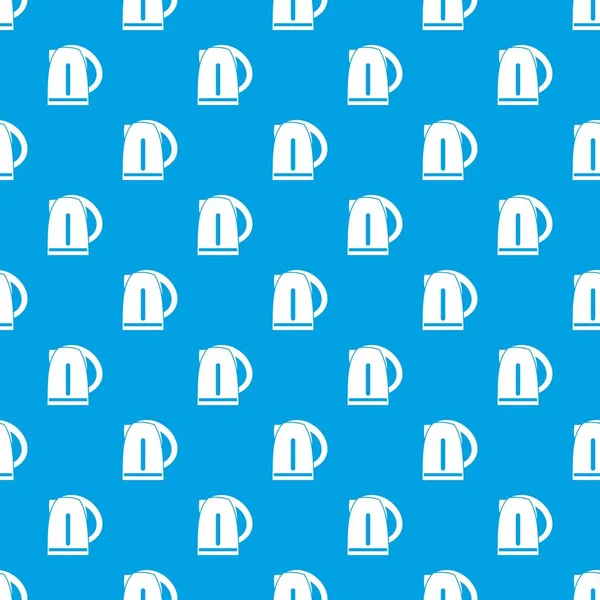 Elektrikli su ısıtıcısı desen kesintisiz mavi