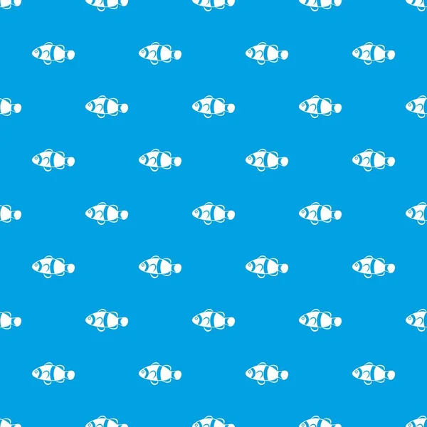 Sevimli palyaço balık kesintisiz mavi model