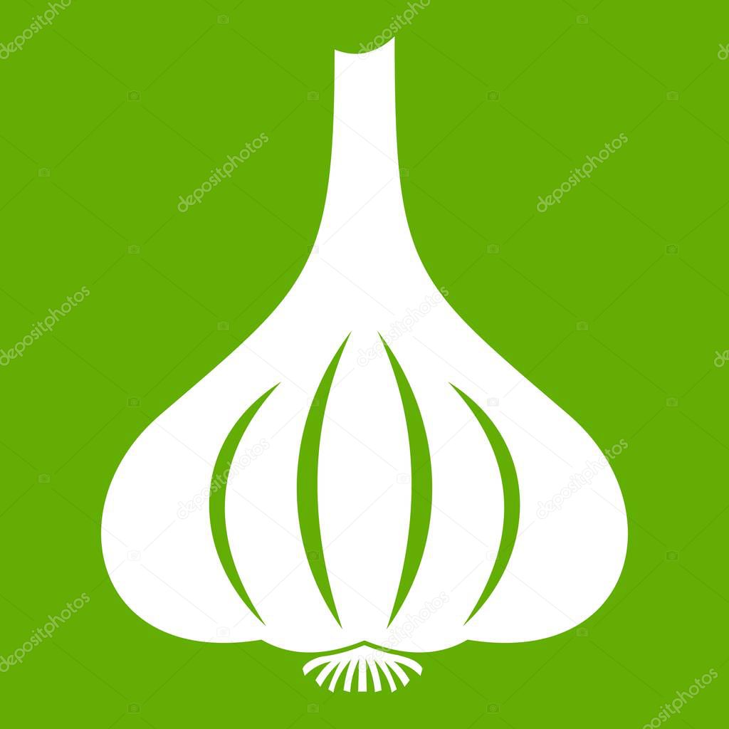 Garlic icon green