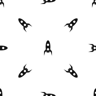 Roket desen sorunsuz siyah