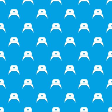 Be şapka desen kesintisiz mavi