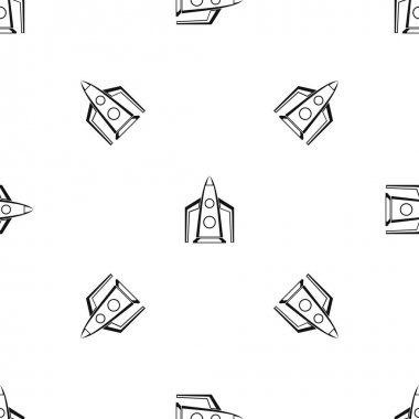 Roket desen sorunsuz siyah