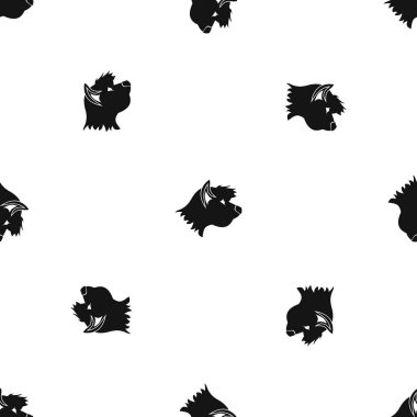 Terrier köpek desen sorunsuz siyah