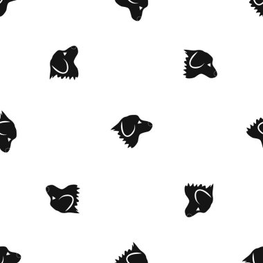 Retriever köpek desen sorunsuz siyah