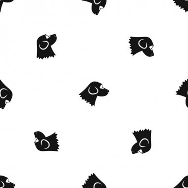 Beagle köpek desen sorunsuz siyah