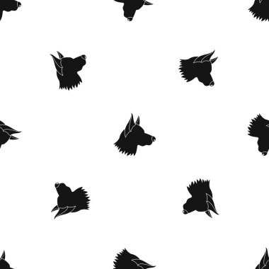 Çoban köpeği desen sorunsuz siyah