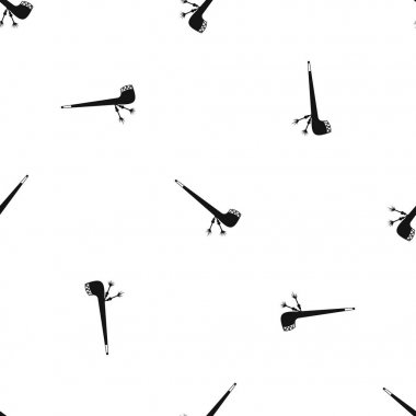 Sigara boru desen sorunsuz siyah