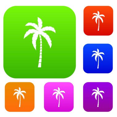 Palmiye ağacı koleksiyonu ayarla