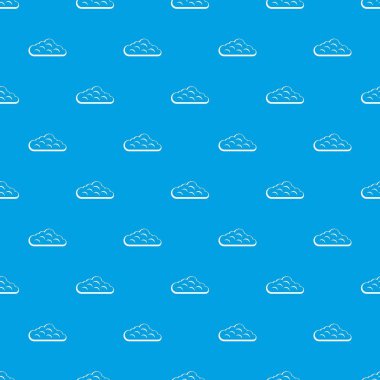 Gökyüzü bulut deseni kesintisiz mavi