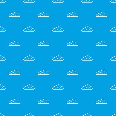 Islak bulut deseni kesintisiz mavi