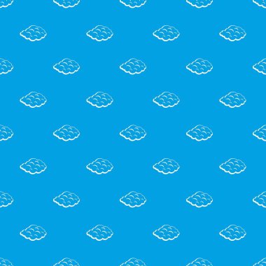 Küçük bulut deseni kesintisiz mavi