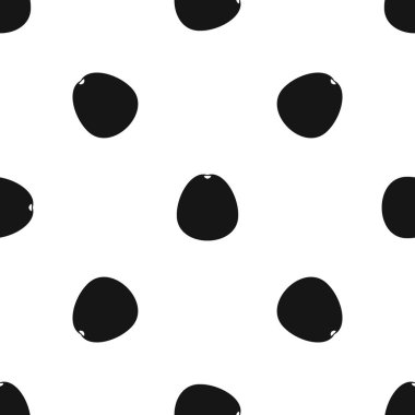 Pomelo desen sorunsuz siyah