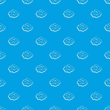 Yaz bulutu deseni kesintisiz mavi