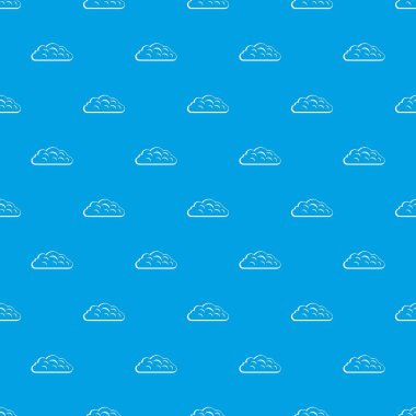 Sonbahar bulut deseni kesintisiz mavi