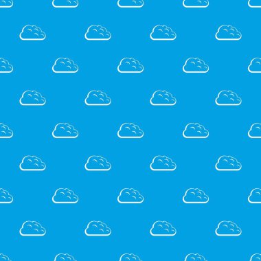 Fırtına bulutu deseni kesintisiz mavi