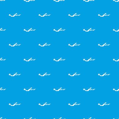 Kar desen kesintisiz mavi