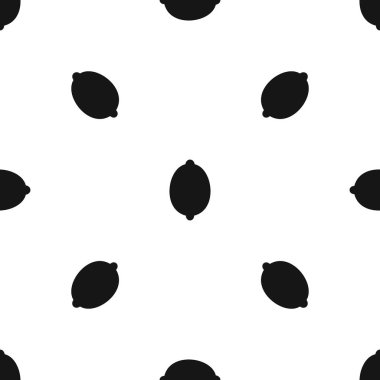 Limon desen sorunsuz siyah