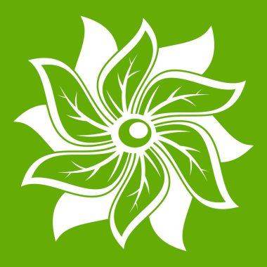 Çiçek simgesi yeşil