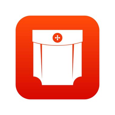 Cep tasarım simgesi dijital kırmızı