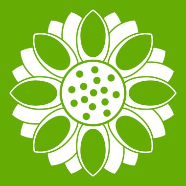 Çiçek simgesi yeşil