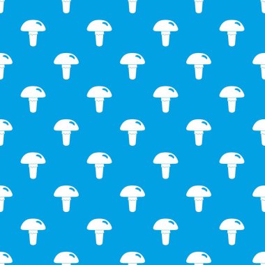Zehirli mantar deseni kesintisiz mavi