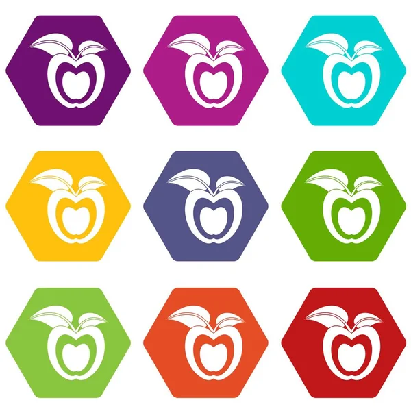 Apple ile simge kümesi renk altı yüzlü bırakır