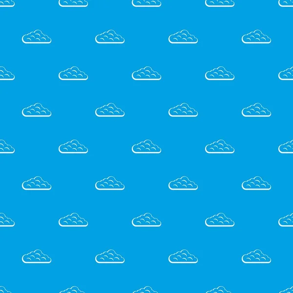 雲パターン シームレスなスカイブルー — ストックベクタ