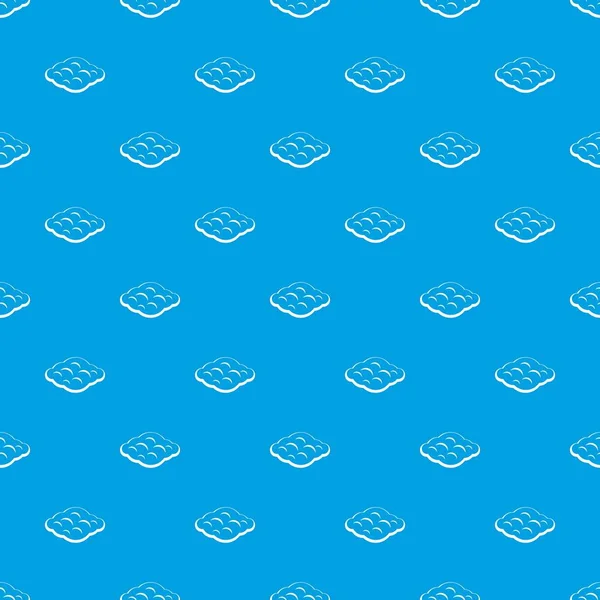 Kıvırcık bulut deseni kesintisiz mavi