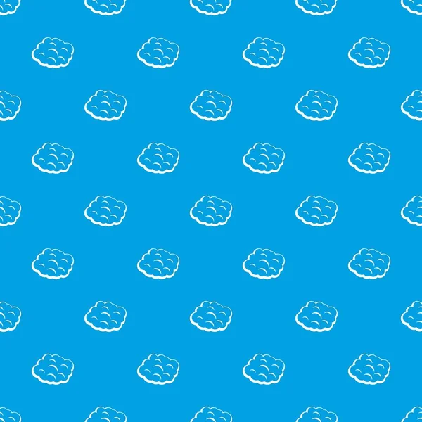 Yuvarlak bulut deseni kesintisiz mavi