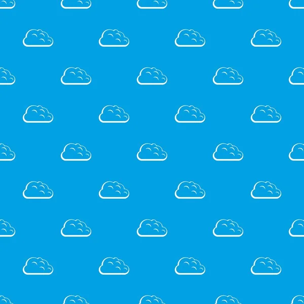 Storm cloud pattern seamless blue — Stock Vector