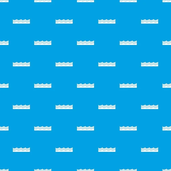 Απρόσκοπτη μπλε μοτίβο νερό — Διανυσματικό Αρχείο